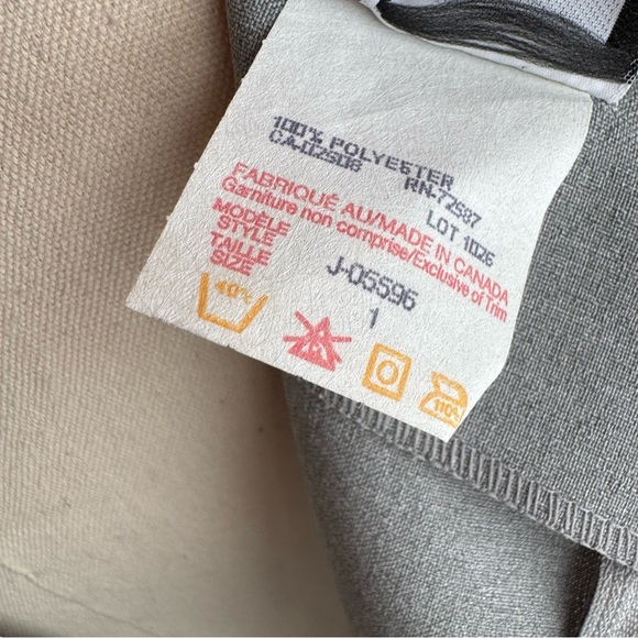 Vintage 90s Y2K Grey Minimalist Sheath Dress XS Halter Mini Short Capsule Canada - Picture 14 of 14